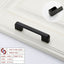 Zinc Kitchen Cabinet Handles Drawer Bar Handle Pull black color hole to hole size 96mm-0