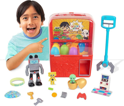 RYAN'S WORLD Mystery Claw Machine Playset and Figures, Kids Toy-1