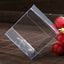 10 Pack of  12cm Square Cube Box - Large Bomboniere Exhibition Gift Product Showcase Clear Plastic Shop Display Storage Packaging Box-2