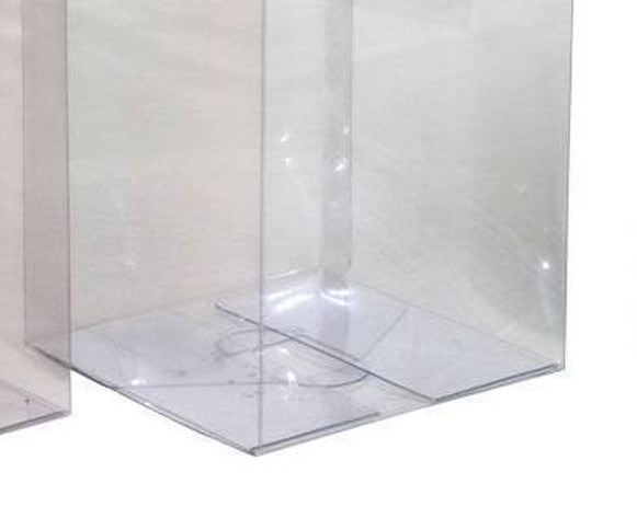 10 Pack of  12cm Square Cube Box - Large Bomboniere Exhibition Gift Product Showcase Clear Plastic Shop Display Storage Packaging Box-4