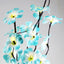 1 Set of 50cm H 20 LED Blue Frangipani Tree Branch Stem Fairy Light Wedding Event Party Function Table Vase Centrepiece Tropical Decoration-4