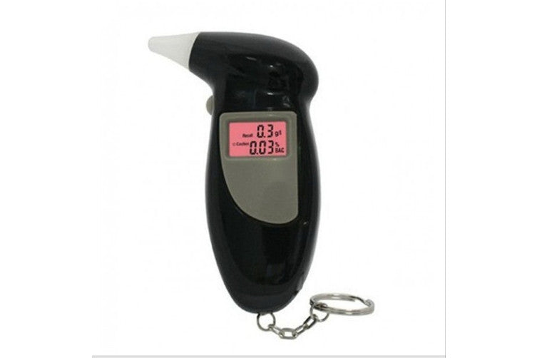 Digital Alcohol Tester LCD Police Breathalyser Grade Accuracy Portable Keychain - FREE POST-0