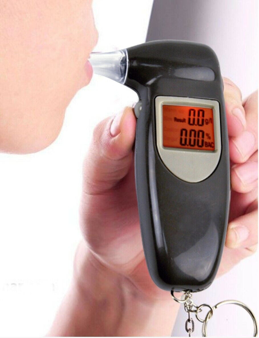 Digital Alcohol Tester LCD Police Breathalyser Grade Accuracy Portable Keychain - FREE POST-2