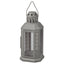 10 Pack of Dark Grey Metal Miners Lantern Summer Wedding Home Party Room Balconey Deck Decoration 21cm Tealight Candle-3