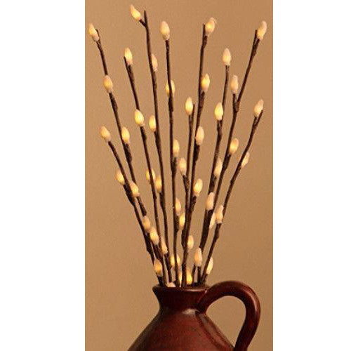 LED Light Bunch Stem - Warm White BATTERY fairy lights - 50cm high 20 bulbs/petals-2