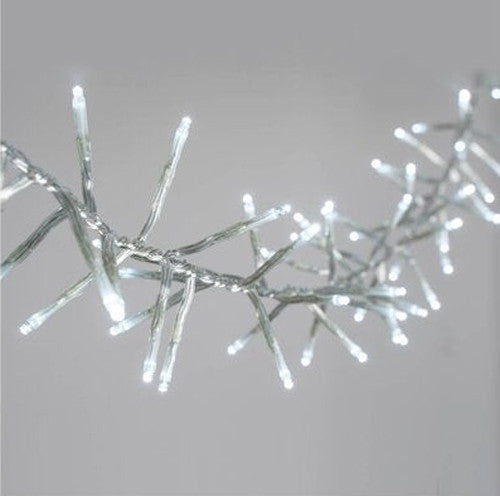 1 Set of 20 LED Plain Artic White Bulb Battery Powered String Lights Christmas Gift Home Wedding Party Bedroom Decoration Table Centrepiece-2