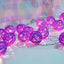 1 Set of 20 LED Cassis Purple 5cm Rattan Cane Ball Battery Powered String Lights Christmas Gift Home Wedding Party Bedroom Decoration Table Centrepiece-2