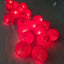 1 Set of 20 LED Red 5cm Cotton Ball Battery Powered String Lights Christmas Gift Home Wedding Party Bedroom Decoration Outdoor Indoor Table Centrepiece-1