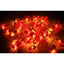 1 Set of 20 LED Deep Red Frangipani Flower Battery String Lights Christmas Gift Home Wedding Party Decoration Outdoor Table Garland Wreath-2