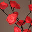 1 Set of 50cm H 20 LED Red Rose Tree Branch Stem Fairy Light Wedding Event Party Function Table Vase Centrepiece Decoration-1