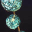 1 Set of 20 LED Turquoise 5cm Rattan Cane Ball Battery Powered String Lights Christmas Gift Home Wedding Party Bedroom Decoration Table Centrepiece-2