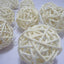 1 Set of 20 LED Cream White 5cm Rattan Cane Ball Battery Powered String Lights Christmas Gift Home Wedding Party Bedroom Decoration Table Centrepiece-0