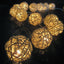 1 Set of 20 LED Cream White 5cm Rattan Cane Ball Battery Powered String Lights Christmas Gift Home Wedding Party Bedroom Decoration Table Centrepiece-4