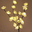 1 Set of 50cm H 20 LED White Rose Tree Branch Stem Fairy Light Wedding Event Party Function Table Vase Centrepiece Decoration-1