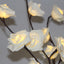 1 Set of 50cm H 20 LED White Rose Tree Branch Stem Fairy Light Wedding Event Party Function Table Vase Centrepiece Decoration-4