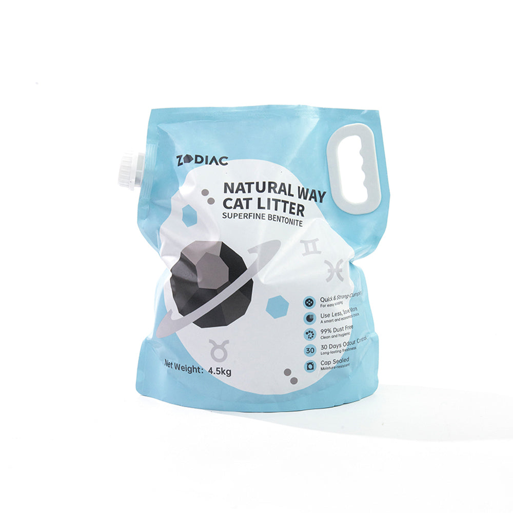 ZODIAC Natural Way Superfine Bentonite Cat Litter 4.5Kg-0