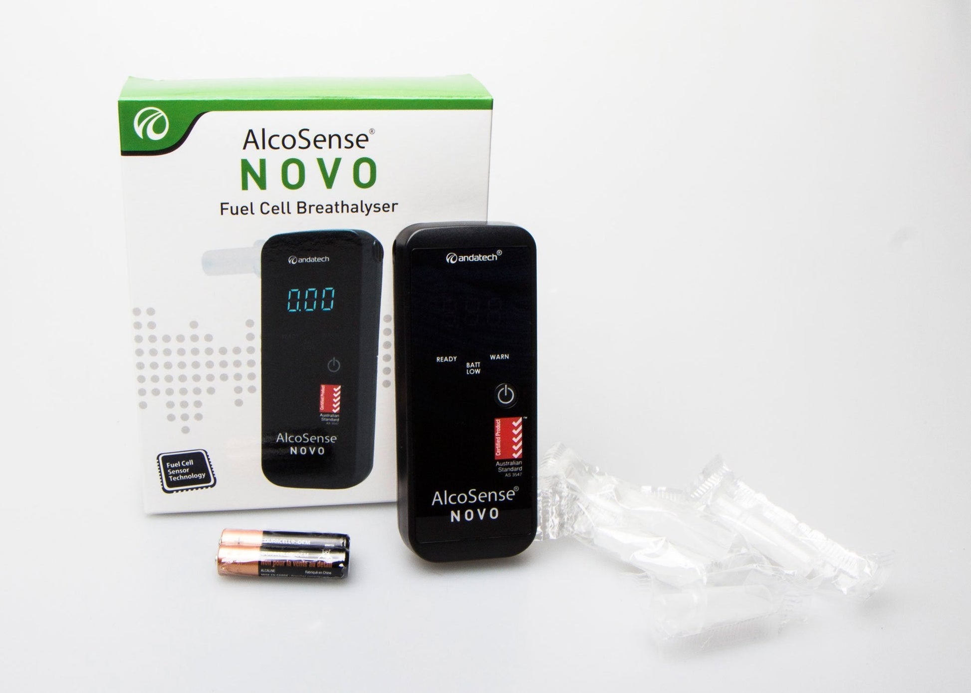 Alcosense Novo Personal Breathalyser AS3547 Certified-3