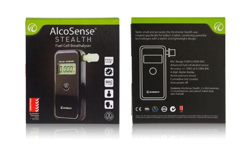 Alcosense Stealth Personal Breathalyser AS3547 Certified-3