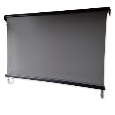 Outdoor Roller Blind Sun Screen Awning With Aluminium Hood 1.8,-0