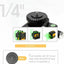 KT200P Laser Tripod 360 Rotating Turning Pivoting Base for 1/4 inch Laser Level-3