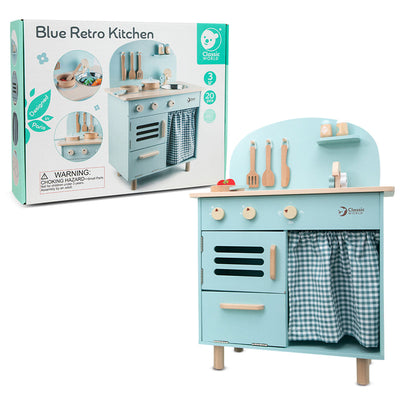 Classic World Blue Retro Kitchen-0