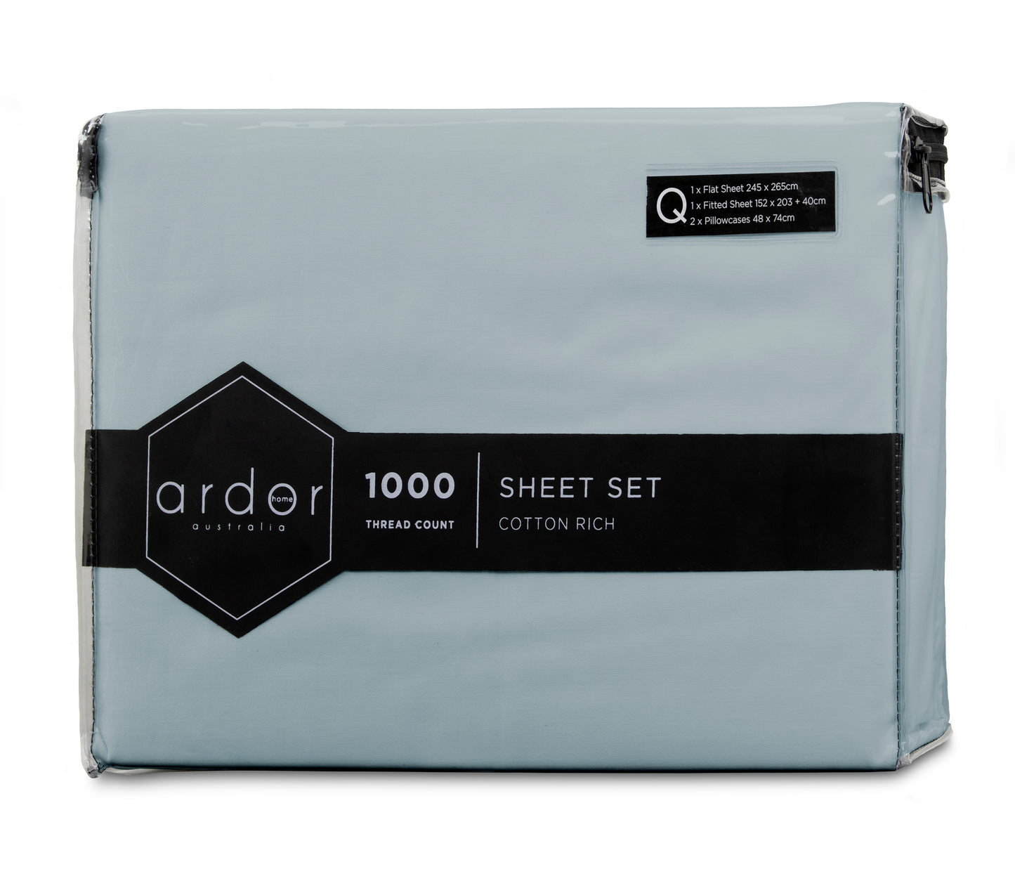 1000TC Cotton Rich SHEET SET - KING SINGLE-2