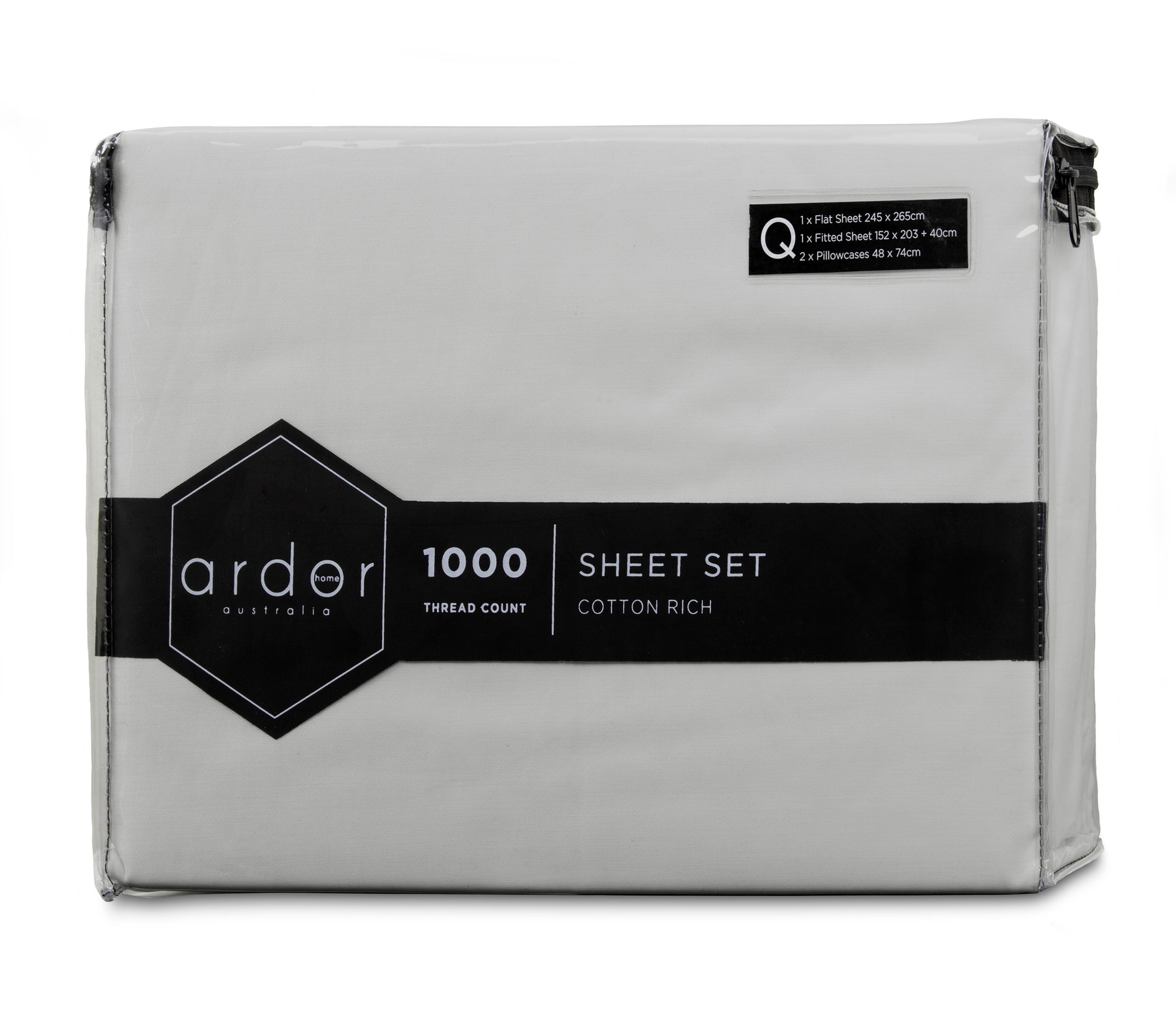 1000TC Cotton Rich SHEET SET - KING-2