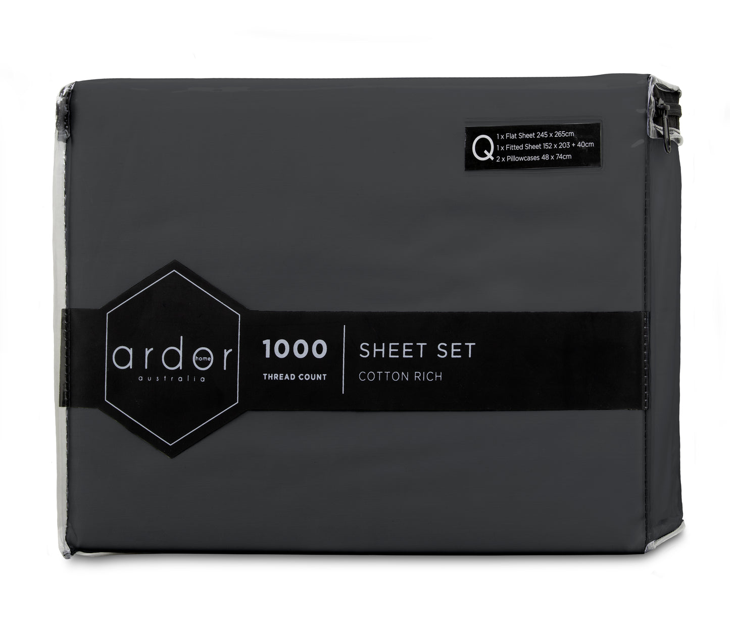 1000TC Cotton Rich SHEET SET - KING SINGLE-2