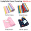 Funky Cute Polar Fleece Throw Rug Pastel Stripes-1