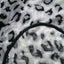 375gsm 1 Ply Animal Print Faux Mink Blanket Queen 200x240 cm Snow Leopard-1