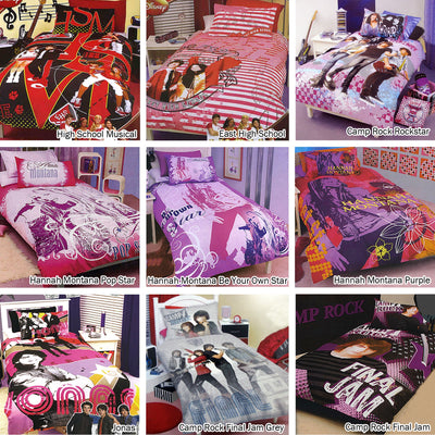 Disney Hannah Montana Purple Quilt Cover Set Single-1