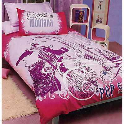 Disney Hannah Montana Pop Star Quilt Cover Set Single-0