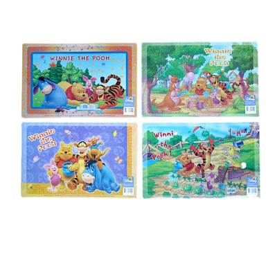 Disney Set of 4 Disney Cartoon Waterproof Placemats Winnie The Pooh-0