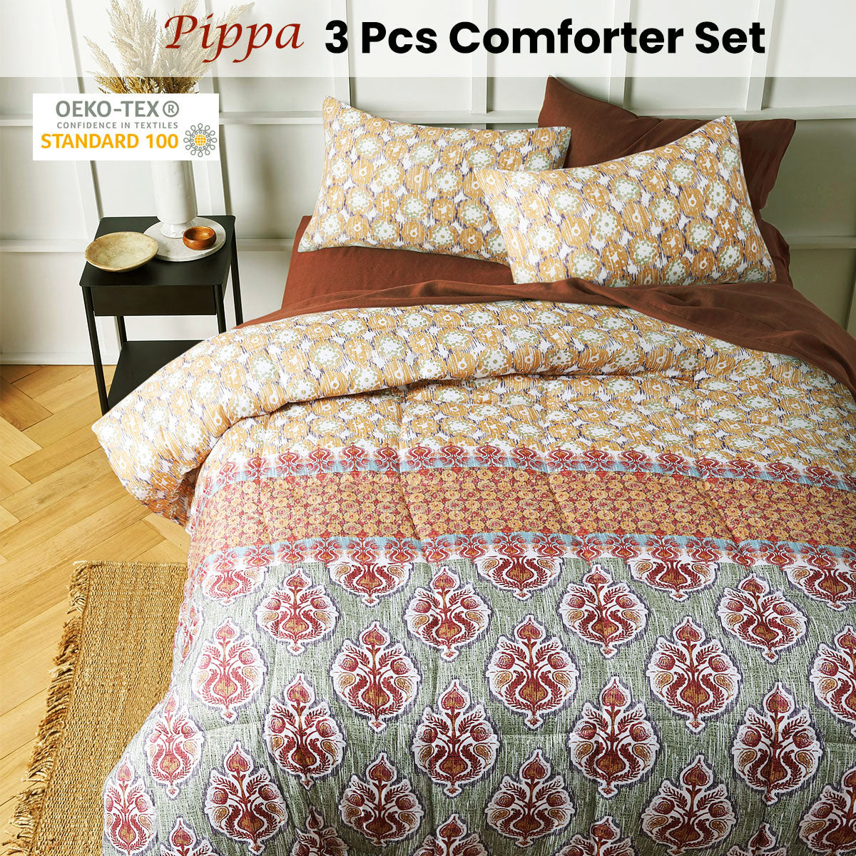 Big Sleep 3 Piece Pippa Comforter Set King-1