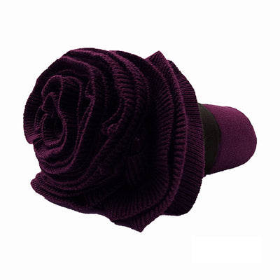 Accessorize Double Ruffle Throw Plum-0