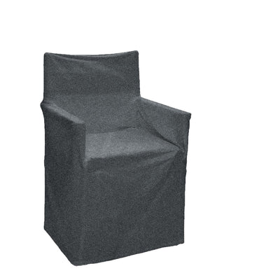 IDC Homewares Cotton Solid Director Chair Cover Charcoal-0