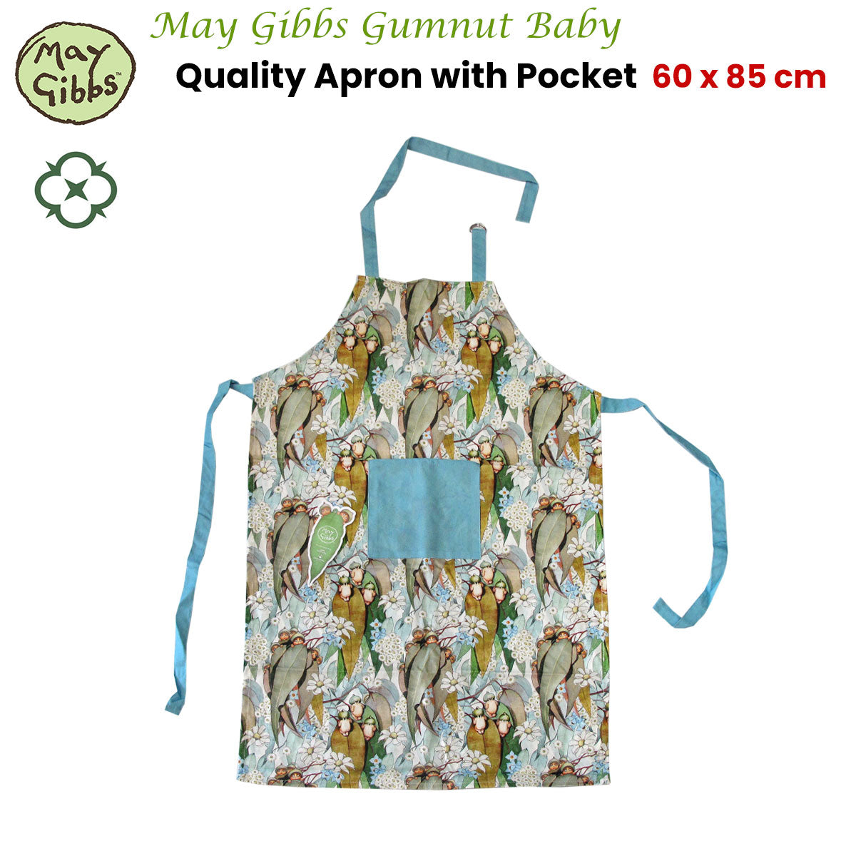 May Gibbs Gumnut Baby Cotton Apron 60 x 85 cm-1