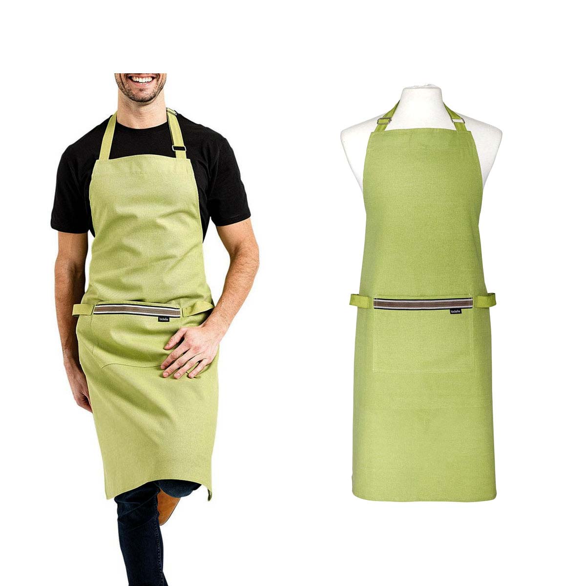 Ladelle Professional Series Sage Cotton Apron-0