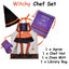 Cubby House Kids Set of 4 Witchy Children Kids Halloween Kitchen Chef Set-1