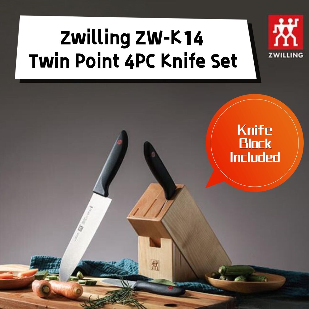 Zwilling ZW-K14 Twin Point Santoku Knife Chef's Knife 4PC Knife Set-6