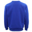 New Adult Unisex Plain Pullover Fleece Jumper Mens Long Sleeve Crew Neck Sweater, Navy, L-6