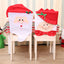 6x Christmas Cute Lady Santa Hat Chair Covers Dinner Home Décor Ornaments Gift, Mr Santa-2