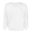 New Adult Unisex Plain Pullover Fleece Jumper Mens Long Sleeve Crew Neck Sweater, White, 5XL-0