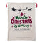 50x70cm Canvas Hessian Christmas Santa Sack Xmas Stocking Reindeer Kids Gift Bag, Cream - Winter Is Coming-0