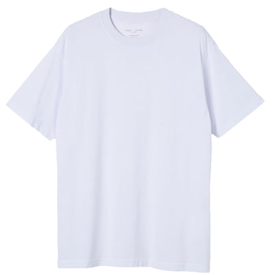 Adult 100% Cotton T-Shirt Unisex Men's Basic Plain Blank Crew Tee Tops Shirts, White, S-0