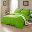 1000TC Tailored Double Size Green Duvet Quilt Cover Set-1