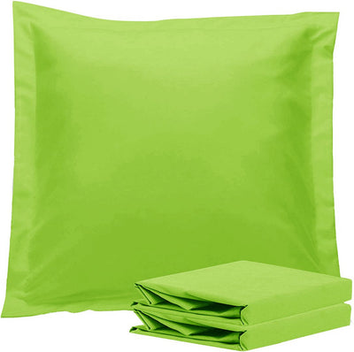 1000TC Premium Ultra Soft European Pillowcases 2-Pack Green-1