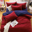 1000TC Reversible King Size Blue and Red Duvet Quilt Cover Set-2