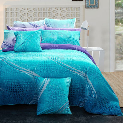 Vitara Queen Size Bed Quilt/Duvet Cover Set-0