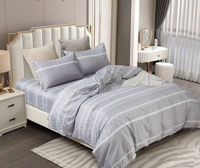 Winslow Queen Size Duvet Quilt Cover Set-1